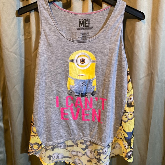 Disney Tops - Disney Pixar minions tank top